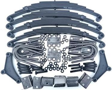 5 leaf 6000 axle12000 gvw 5200 u-bolts and hanger kit 3" axle 3,000 lb springs by Elgin Trailer Parts