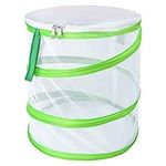 ZOENAR Butterfly Habitat Insect Cage 30X35CM, Butterfly Terrarium Pop up Clear Mesh Caterpillars Habitat Cage with Top Windows for Boys and Girls Ages 5+