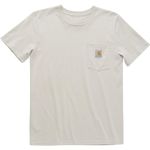 Carhartt CA6514 Unisex Kids Short Sleeve Pocket T-Shirt, Malt, 14-16