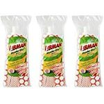 Libman Wonder Mop Refill Pack – for Powerful Cleanup – Three Absorbent Wet Mop Replacement Heads for Hardwood, Tile, Vinyl. Machine Washable, Model Number: 1208