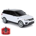 CMJ RC Cars™ Range Rover Sport Officially Licensed Remote Control Car 1:18 Scale Working Lights 2.4Ghz White