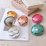 Contact Lens Case, Cute Mini Portable Travel Contact Lens Box Kit with Mirror Tweezer Stick and Portable Solution Bottle Holder Girls Women Contact Lenses Case Leakproof Container Lenses Box Gifts (Rose gold)