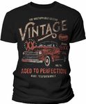 60th Birthday Gift Shirt for Men - Vintage (Birth Year) Aged to Perfection - Vintage Truck - F/XL