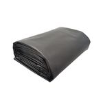 TECHTONGDA HDPE Pond Liner 20x20ft 12mil Thickness Black Flexible Water Garden Fish Pond Liner
