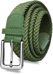 AXKAL Golf Belt Men Elastic Braided