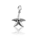 FOURSEVEN Wonder of The Sea Starfish Charm Pendant - Fits in Bracelets, Chains and Necklace - 925 Sterling Silver Jewellery for Men and Women (Best Gift for Him/Her)