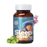 ZEROHARM Sleep Ease tablets | Calmness and nerve relaxation | Sleep cycle regulation | Muscle restoration & relaxation | Helps initiate relaxed sleep | Supports a restful mind - 60 Veg tablets