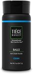 Tiege Hanley Mens Anti Chafe Powder (1-Pack) - Foot, Thigh & Ball Powder for Irritation - Clean, Eucalyptus & Spearmint with Menthol - Anti Chafing Stick Provides Long Lasting Moisture Absorption