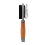 Wahl Double Sided Brush, Pet Brush for Dogs and Cats, 2 in 1 Brush, Professional Grooming Tools, Removes Knots and Tangles, Gel Handle, Pin Brush for Pets