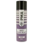 PMA GLOSS BLACK NON-FADING ALLOY WHEEL SPRAY PAINT 500ML