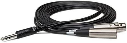 HOSA Stereo 1/4" Phone - XLR(M) and XLR(F), 3m (9.9 ft.) - Send/Return (Insert) Cables