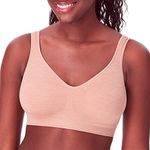 Bali Women's Comfort Revolution Wirefree Bra, Sunbaked Beige Heather, L