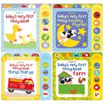 Baby's Very First Noisy Collection 4 Books Set By Fiona Watt & Stella Baggott (Baby's Very First Noisy Book, Nursery Rhymes, Things That Go & Farm)