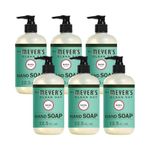 Mrs. Meyer's Clean Day Liquid Hand Soap, Basil, 12.5-Ounce Bottles (Case of 6)