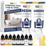Fiberglass Repair Kit, Bathtub Repa