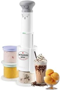 Cuisinart FreezeWand Ice Cream Maker | Includes 3 x 240ml dessert pots | 5 presets: Ice Cream, Sorbet, Milkshake, Slushie, Mixins | high-protein, dairy-free, vegan, low calorie