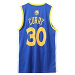 Hi-Five Curry #30 Warriors Blue Home Basketball Blue Kids Youth Jersey Set + Shorts + Socks Latest Jersey Kit Set (as1, Age, 6_Years, 7_Years, 24(6-7 Years), Blue), Blue
