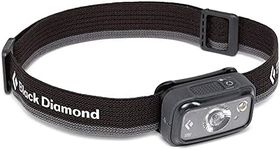 BLACK DIAMOND Spot 350 LED Headlamp (Graphite) - Waterproof and Dimmable Headlamp for Camping, Hiking, Running, with Red Light Headlamp Mode