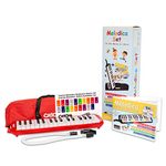 Cascha Melodica Children and Adults I Melodica 32 Keys Including Carry Bag and Textbook I Versatile Fun Textbook with Key Stickers for Learning Melodica I Wind Instrument Including Mouthpiece