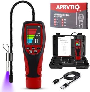 Refrigerant Leak Detector, Aprvtio ALD-200 PRO Freon Leak Detector, 3000mAh Battery, Freon Sniffer Automotive Halogen Gas Leak Detector for R410A R22 R1234YF R600a R290 CFCs HCFCs HFCs