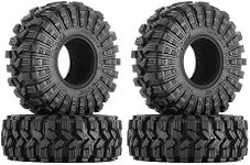 INJORA 1.9 Tyres 118 x 42 mm All-Terrain King Trekker Wheel Tyre for TRX4 SCX10 Pro Capra Gen8 VS4-10 1/10 RC Crawler Car, T1914