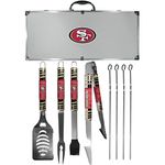 NFL San Francisco 49Ers 8 pc Tailgater BBQ Set