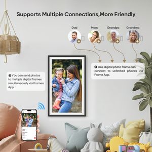 Frameo 15.6" Digital Photo Frame – WiFi, IPS Touchscreen