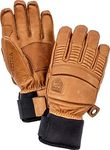 Hestra Leather Fall Line - Short Freeride 5-Finger Snow Glove with Superior Grip for Skiing, Snowboarding and Mountaineering - Cork - 6