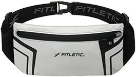 Fitletic Modern Sports Running Belt For Men & Women – Water Resistant Pouch - Fits All Smart Phones- Lightweight, Low Profile Design –Lycra Coated With Inner Card Organizer Pocket