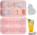 Silicone Ice Cube Tray with Lid, Fu