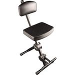 Quik Lok Adjustable Musicians Stool With Adjustable Footrest And Back Rest (DX749)