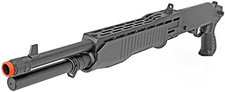 BBTac Airsoft Shotgun Tri-Shot Three Barrels Multi Burst Shot Pump Action Spring Airsoft Gun M63 Powerful FPS with Shell