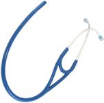 Replacement Tube (Dual Lumen binaurals) fits All Leading Brand Single-Head Cardiology Stethoscopes T72 Blue