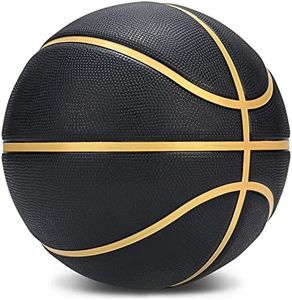PECOGO Official Rubber Basketball 27.5" Outdoor Indoor Mens Basketball Ball Size 5 for Kids Youth Teen Boys and Girls Gift Ideas(Without pump)