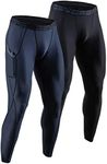 DEVOPS 2 Pack Men's Compression Pan