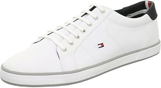 Tommy Hilfiger Men s Harlow Sneakers, White, 11-11.5 US