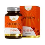 LN Saffron | 60 High Strength Safron Capsules - 90mg Saffron Supplement (from 4:1 Extract) per Serving | Saffron Extract | Non-GMO, Gluten & Allergen Free | Manufactured in The UK