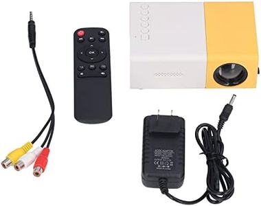 SUNGOOYUE Mini Proyector Actualizado, Proyector de Video Portátil Full HD 1080P para Cine en Casa Películas Al Aire Libre 110‑240V (Enchufe de la UE)