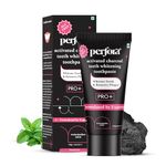 Perfora Activated Charcoal Whitening Toothpaste - 100 g | Enamel Safe Teeth Whitening Tooth paste | Removes Coffee, Tobacco & Wine Stains | SLS Free Toothpaste For Adults & Kids | Watermelon Mint