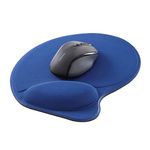 Kensington Wrist Pillow Mouse Pad with Wrist Rest in Blue (L57803US)