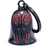 Motorcycle Women Bells - Motorcycle Angel Bell for Men Women,Bell Biker Accessory,Guard Riding Safety (Wing with Pink