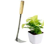 CRM TRADERS Handmade Gardening Or Digging Heavy Duty Agriculture Iron Tool (Kassi Fawda Shovel Hoe)(Hoe), Multicolor