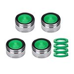 4 Pack Tap Aerator M18/M20/M22/M24, Water Saver Tap Filter Nozzle Faucet Aerator Replacement Parts - External Thread (M24)