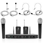 Pyle 4 Channel Wireless Microphone 