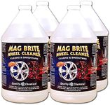 Quality Chemical Mag Brite - Acid Wheel Cleaner formulated to Safely Remove Brake dust and Heavy Road Film.-4 Gallon case