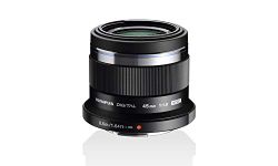 Olympus M.Zuiko Digital 45 mm F1.8 Lens, Fast Fixed Focal Length, Suitable for All MFT Cameras (Olympus OM-D & PEN Models, Panasonic G-Series), Black