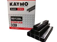 Kaymo 80 Series Heavy Duty Staple (Staple Black Color - 12MM)