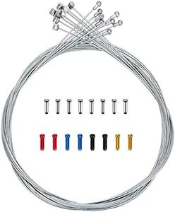 8 câbles de Frein Avant et arrière pour vélo Câble de Frein Vélo de Montagne avec Accessoires de câble 1,7 m pour vélo VTT vélos de Ville, etc.