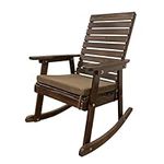 Mega Casa Wooden Rocking Chair with