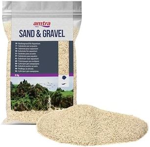 Amtra Cuarzo Blanco Amtra - Arena De Acuario De Cuarzo Blanco extrafino, Para Agua Dulce O Salada, Granos De 0,1-0,7 Mm, Cantidad De 5 Kg